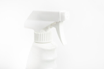 All-White Liquid Spray Plastic Dispenser Bottle