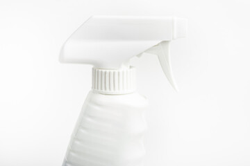 All-White Liquid Spray Plastic Dispenser Bottle