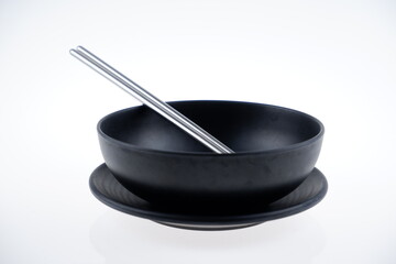 bowl and chopsticks
