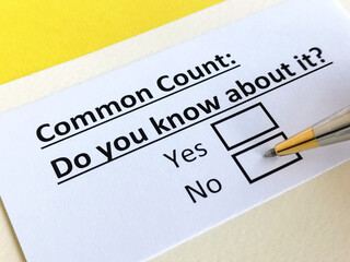 Obraz premium Questionnaire about civil litigation