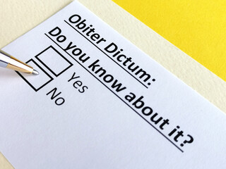 Questionnaire about civil litigation