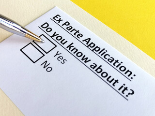 Questionnaire about civil litigation