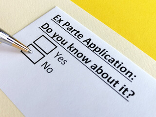 Questionnaire about civil litigation