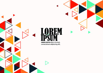 lorem ipsum, abstract background with a combination of squares and varied colors
