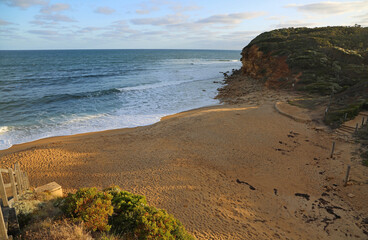 Looking down on Bells Beach - Victoria, Australia