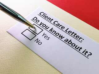 Questionnaire about conveyancing