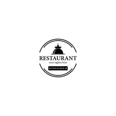Fototapeta premium Restaurant logo template vector icon design