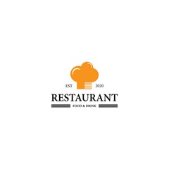 Restaurant logo template vector icon design