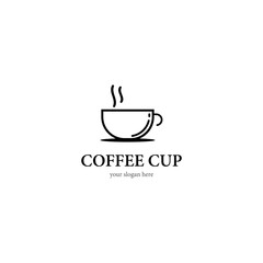 Coffee cup logo template vector icon design
