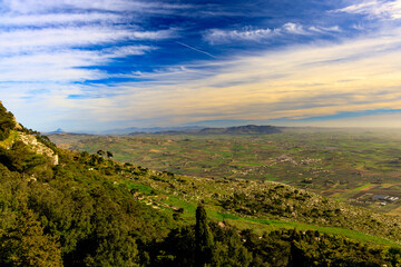 view from the top of the mountain