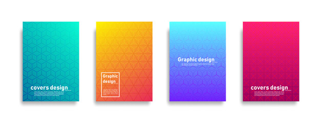 Minimal covers design. Cool background. Future geometric patterns. Vector Eps10