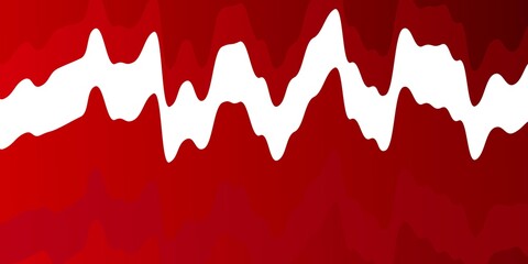 Light Red vector background with lines. Colorful illustration with curved lines. Pattern for busines booklets, leaflets