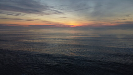 Obraz premium sunset over the sea