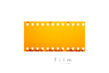  (35 mm.) film collections frame.With white space.film camera.