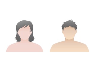 Fototapeta premium 人 男女セット