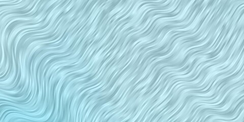 Light BLUE vector backdrop with curves. Abstract gradient illustration with wry lines. Pattern for commercials, ads.