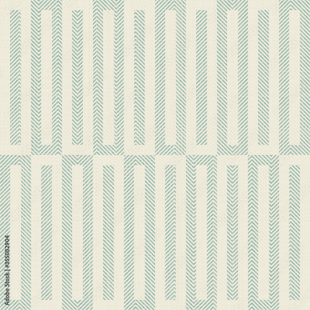 Aufkleber Abstract seamless striped geometric pattern on texture background in retro colors. Creative vector pattern for ceramic tile, wallpaper, linoleum, textile, web page background.