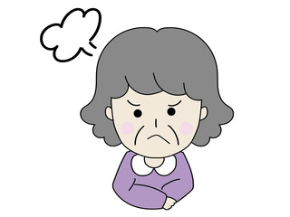 　お婆さん　怒る