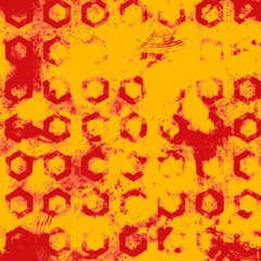 Fototapeta premium manchas estilo leopardo en rojo y amarillo