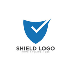 Shield Protection Logo Icon Design Vector