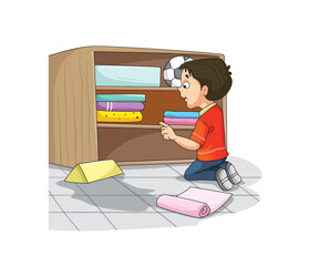 a boy books counting