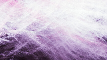 Abstract chaotic violet and white shapes. Creative painted texture. Fantastic 3D rendered digital fractal illustration.
