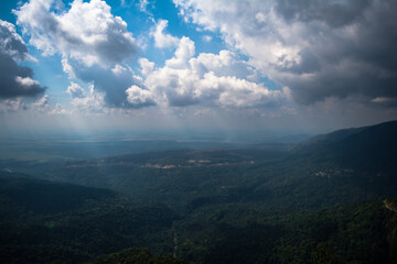 Eco Park Cherrapunji, Meghalaya. lovely view of the Green Canyons of Cherapunji, amazing views of the plains of Bangladesh

