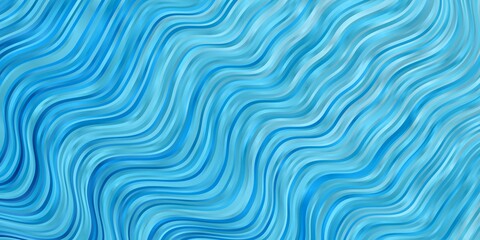 Obraz premium Light BLUE vector pattern with curved lines. Brand new colorful illustration with bent lines. Pattern for commercials, ads.