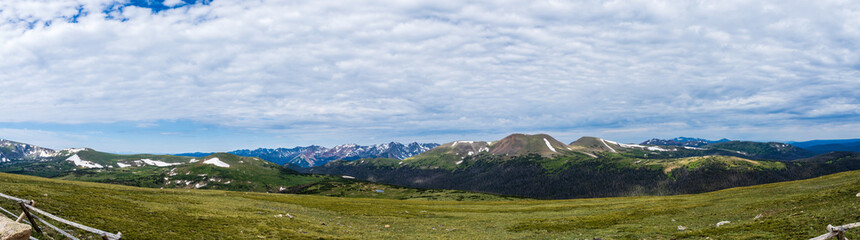 Obraz premium panorama gór, Rocky Mountain National Park w stanie Kolorado