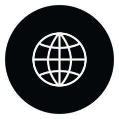Obraz premium Globe | Earth | Internet Icon 