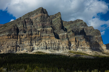rock formations in Glacier National Park, Montana