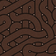 Colour Hexagon Tile Connection art background design illustration