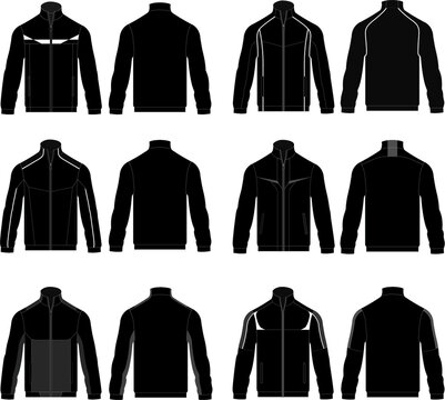 style cutting jacket design template 