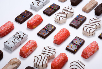 An assortment of junk food items.