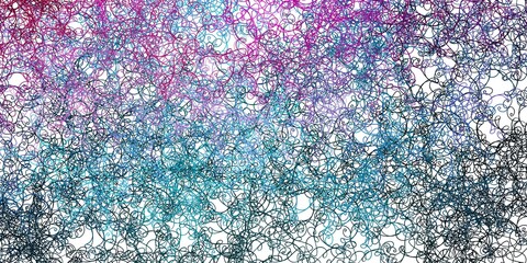 Obraz premium Light Blue, Red vector texture with curves.