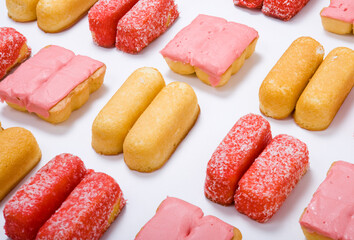 An assortment of junk food items.