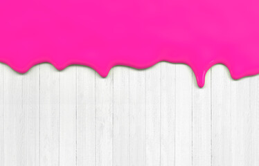 abstract color liquid flow in front of textured background - 3D Illustration