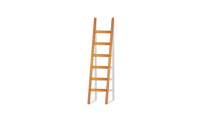 step ladder icon, ladder icon in trendy flat style