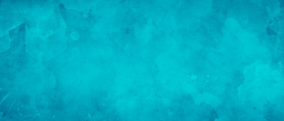 light blue background with texture and distressed vintage grunge and watercolor paint stains in elegant background illustration