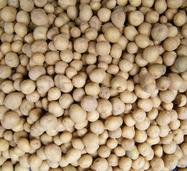 Harvested Fresh Dirty Potatoes in Local Market Sri Lanka