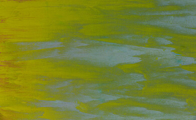 Green painted textured messy scratched aged  background.