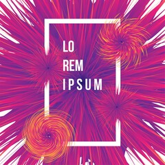 Abstract background with colorful design