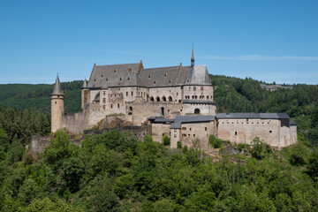 Fototapeta na wymiar Vianden Castle in Luxembourg