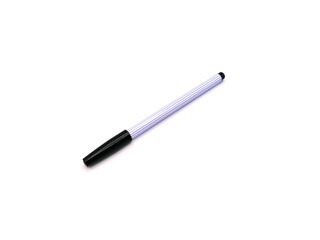 Blank color pen on white background.