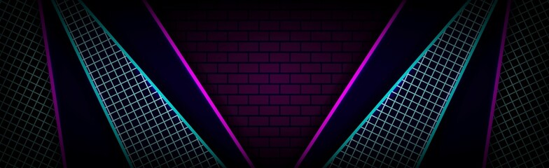 luxurious dark background light line element