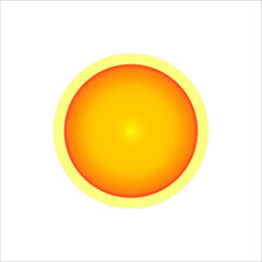 sun icon. illustration for web and mobile design.