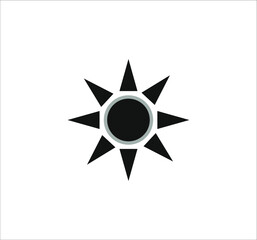 sun icon. illustration for web and mobile design.