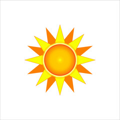 sun icon. illustration for web and mobile design.