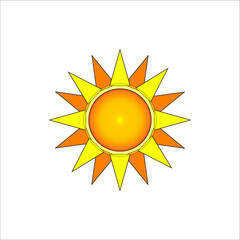 sun icon. illustration for web and mobile design.