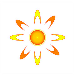 sun icon. illustration for web and mobile design.